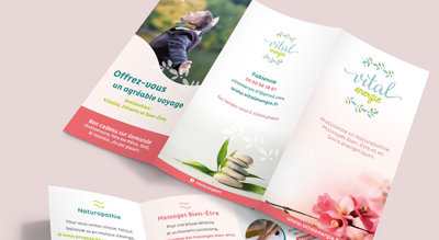 dépliant naturopathe