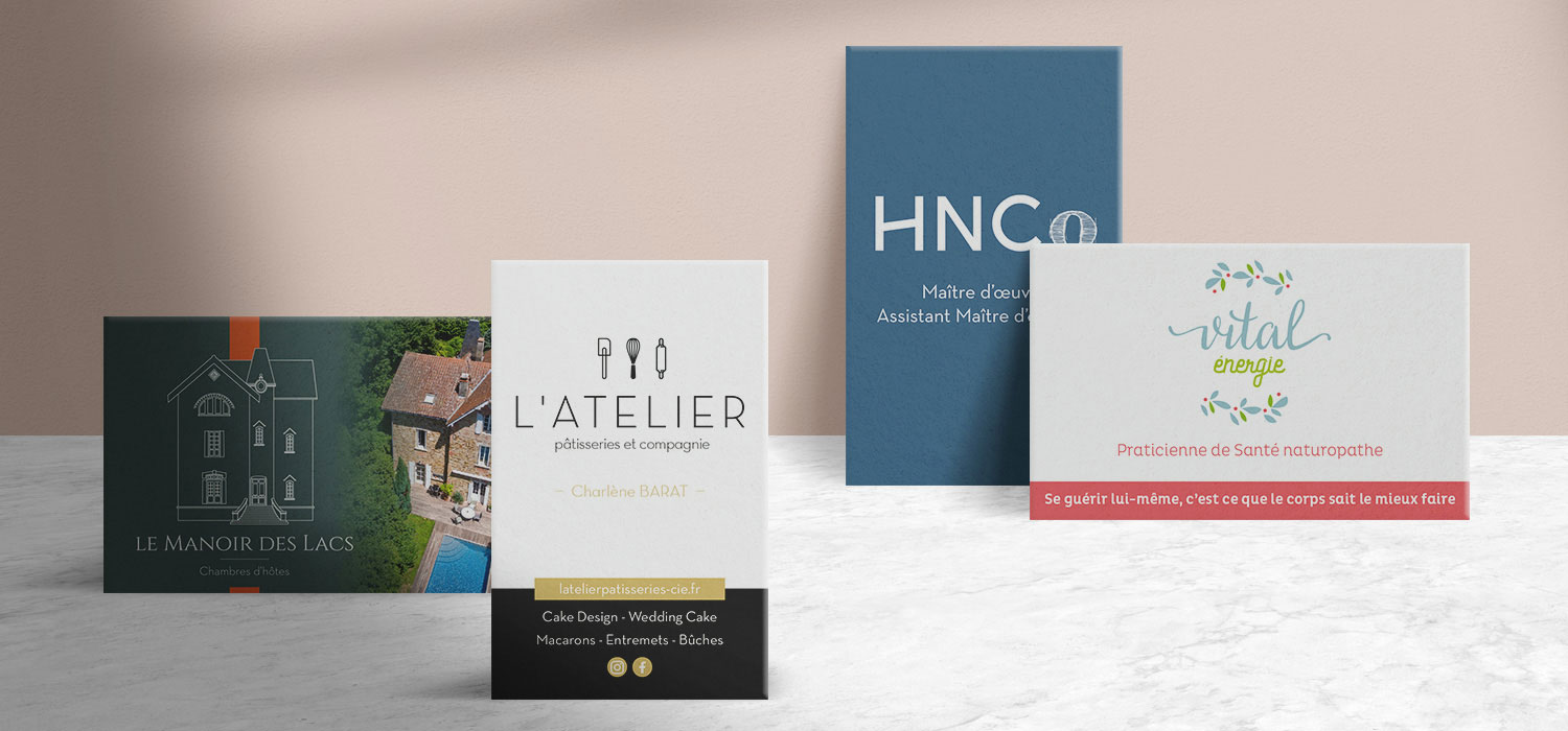 exemples de cartes de visite
